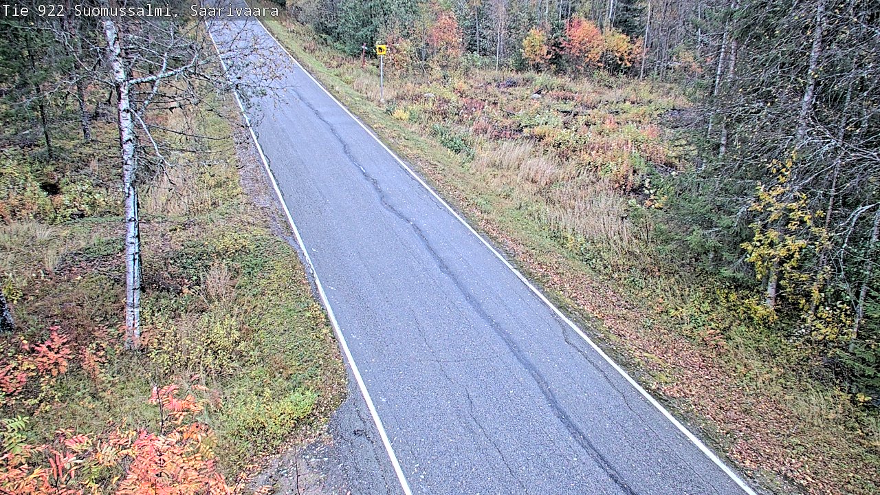 Weather Camera Image Road 950 843 Suomussalmi, Saarivaara, Suomussalmi, Kainuu