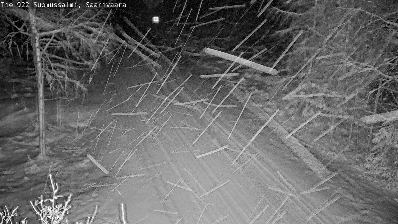 Weather Camera Image Road 950 843 Suomussalmi, Saarivaara, Suomussalmi, Kainuu