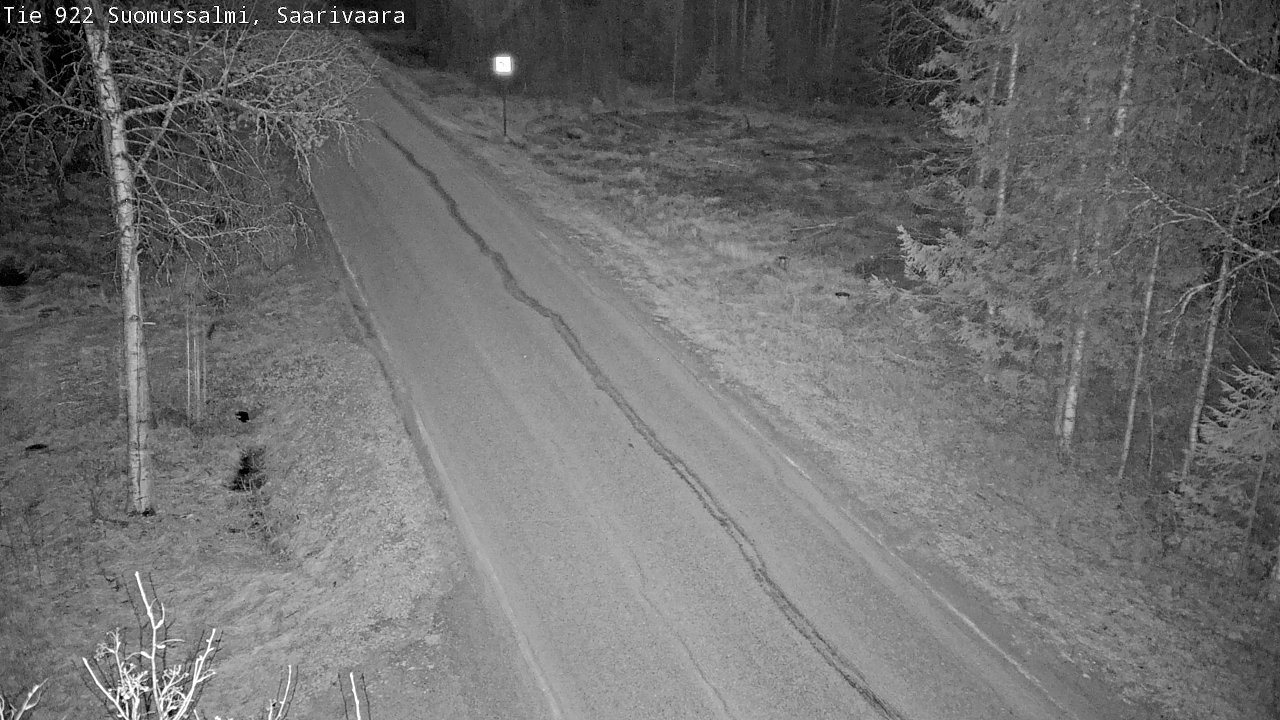 Weather Camera Image Road 950 843 Suomussalmi, Saarivaara, Suomussalmi, Kainuu