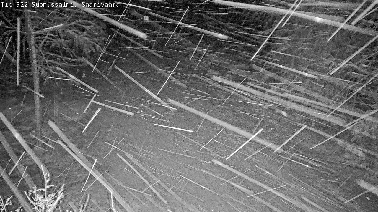 Weather Camera Image Road 950 843 Suomussalmi, Saarivaara, Suomussalmi, Kainuu