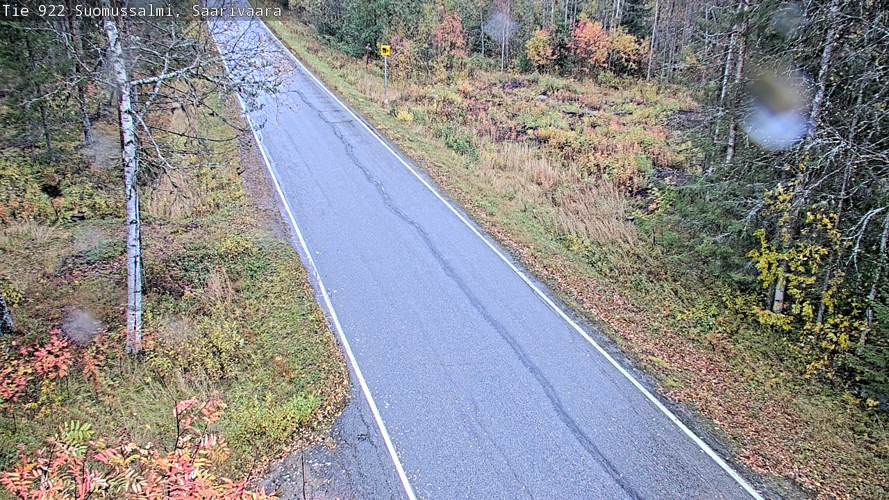 Weather Camera Image Väg 843 Suomussalmi, Saarivaara, Suomussalmi, Kainuu