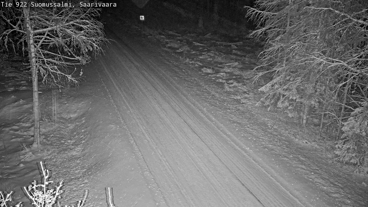 Weather Camera Image Road 950 843 Suomussalmi, Saarivaara, Suomussalmi, Kainuu