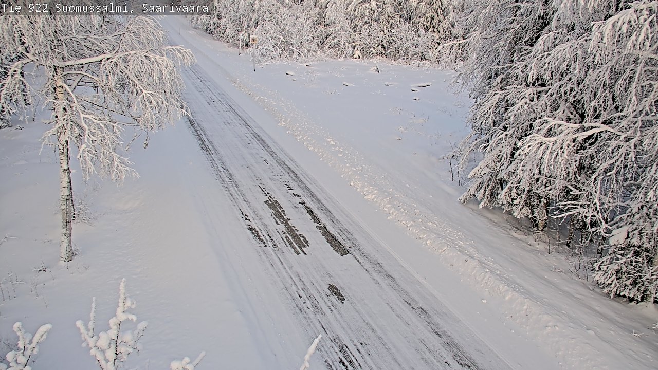 Weather Camera Image Road 950 843 Suomussalmi, Saarivaara, Suomussalmi, Kainuu