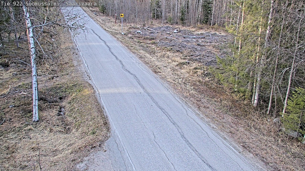 Weather Camera Image Road 950 843 Suomussalmi, Saarivaara, Suomussalmi, Kainuu
