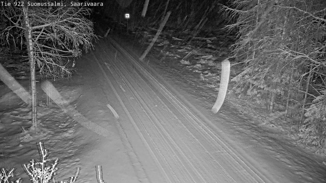 Weather Camera Image Road 950 843 Suomussalmi, Saarivaara, Suomussalmi, Kainuu
