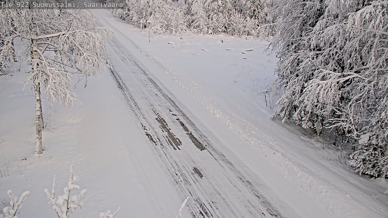 Weather Camera Image Road 950 843 Suomussalmi, Saarivaara, Suomussalmi, Kainuu