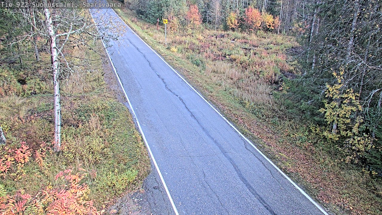 Weather Camera Image Road 950 843 Suomussalmi, Saarivaara, Suomussalmi, Kainuu