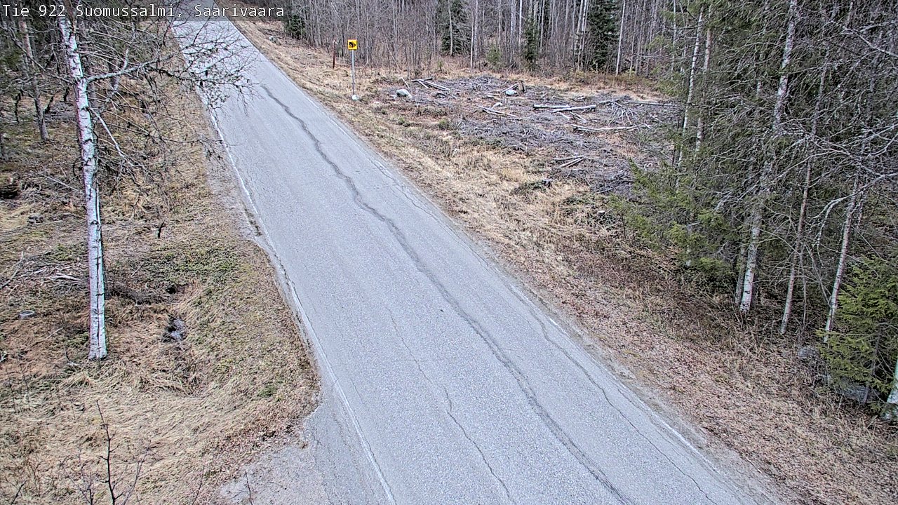 Weather Camera Image Road 950 843 Suomussalmi, Saarivaara, Suomussalmi, Kainuu