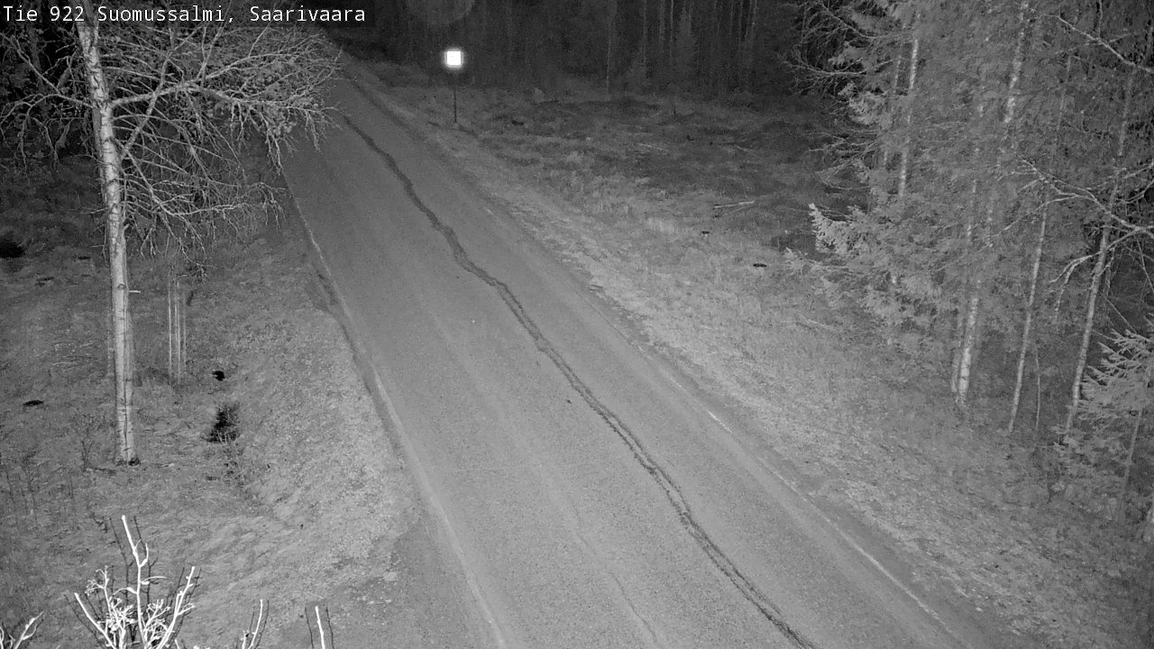 Weather Camera Image Road 950 843 Suomussalmi, Saarivaara, Suomussalmi, Kainuu