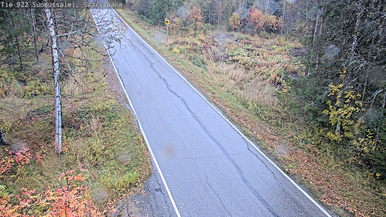 Weather Camera Image Road 950 843 Suomussalmi, Saarivaara, Suomussalmi, Kainuu