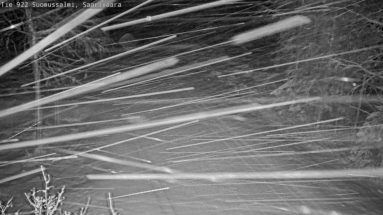 Weather Camera Image Road 950 843 Suomussalmi, Saarivaara, Suomussalmi, Kainuu