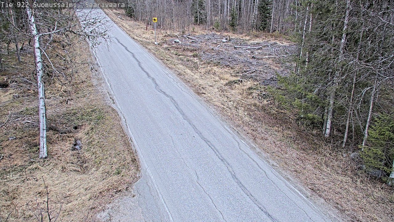 Kelikamerat Kuva Tie 843 Suomussalmi, Saarivaara, Suomussalmi, Kainuu