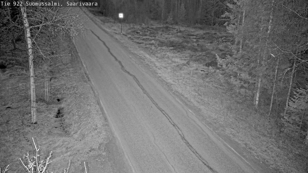 Weather Camera Image Road 950 843 Suomussalmi, Saarivaara, Suomussalmi, Kainuu