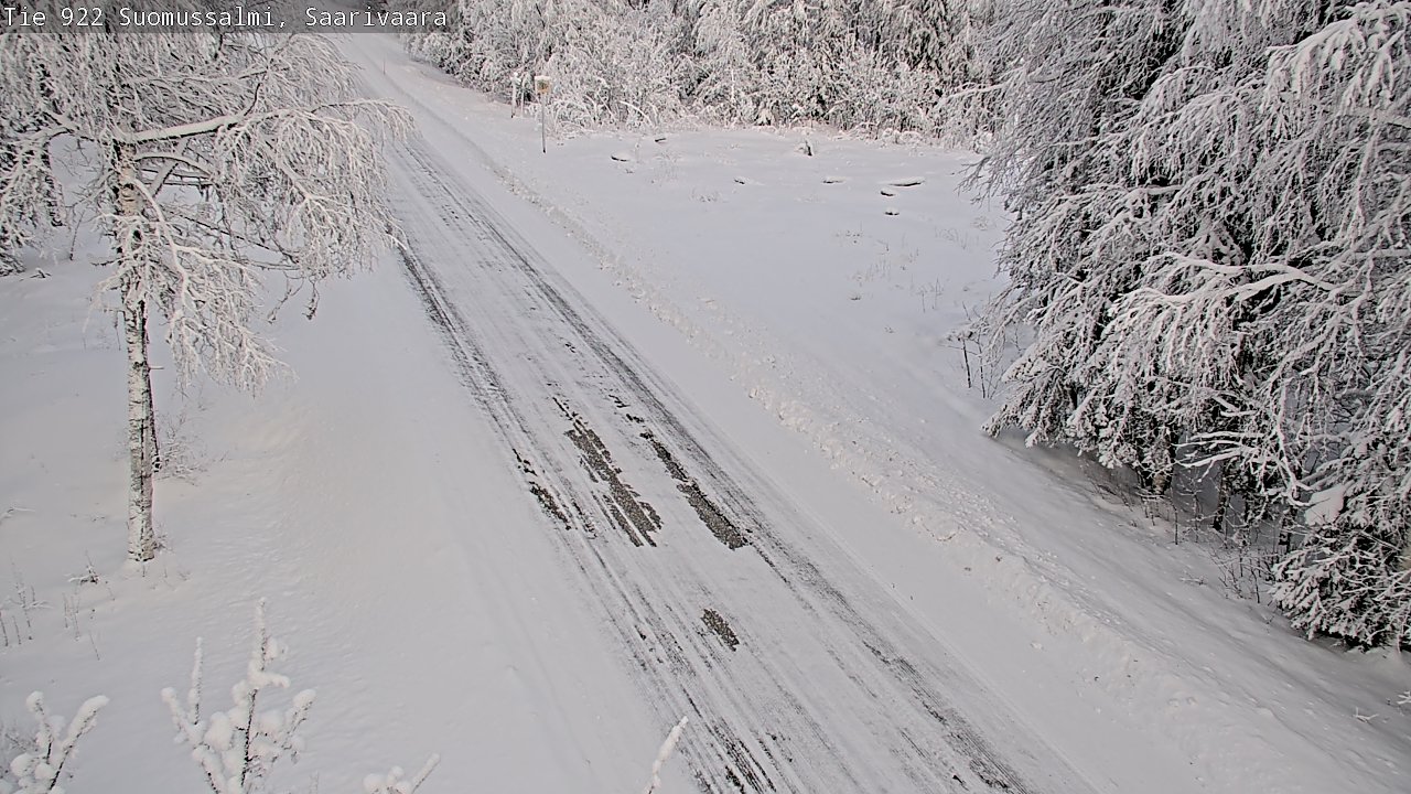Weather Camera Image Road 950 843 Suomussalmi, Saarivaara, Suomussalmi, Kainuu