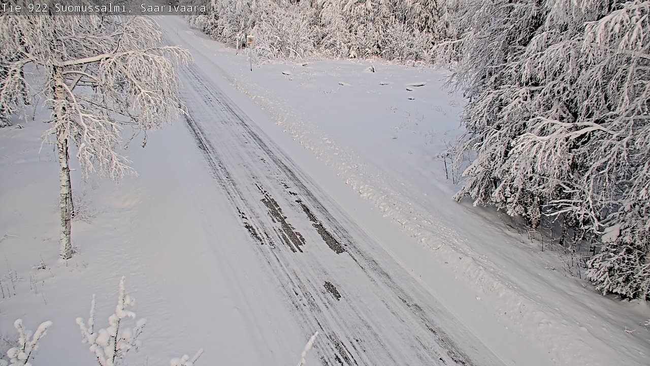 Weather Camera Image Road 950 843 Suomussalmi, Saarivaara, Suomussalmi, Kainuu