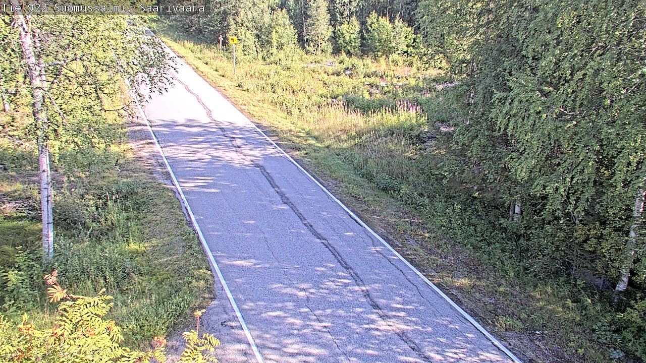 Weather Camera Image Road 950 843 Suomussalmi, Saarivaara, Suomussalmi, Kainuu