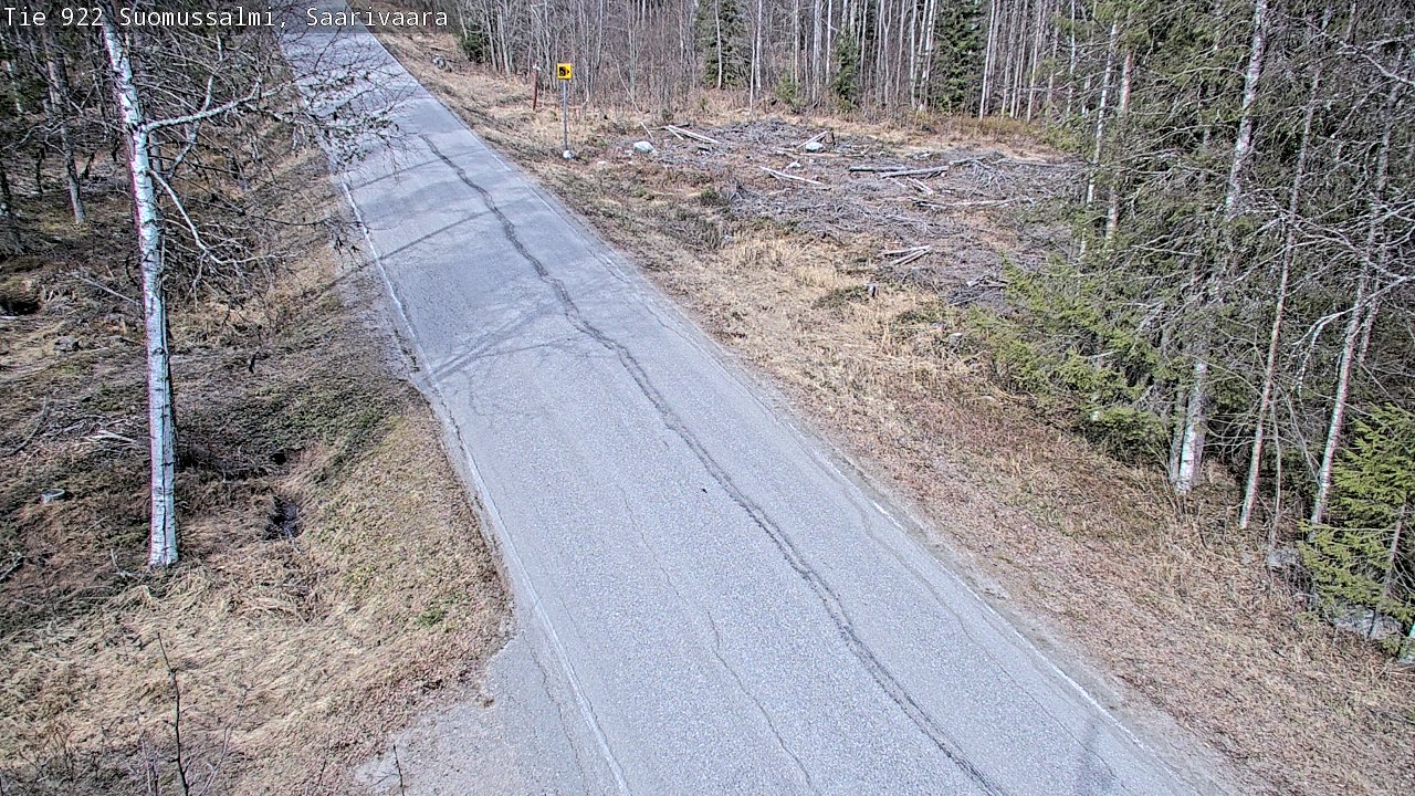 Weather Camera Image Road 950 843 Suomussalmi, Saarivaara, Suomussalmi, Kainuu