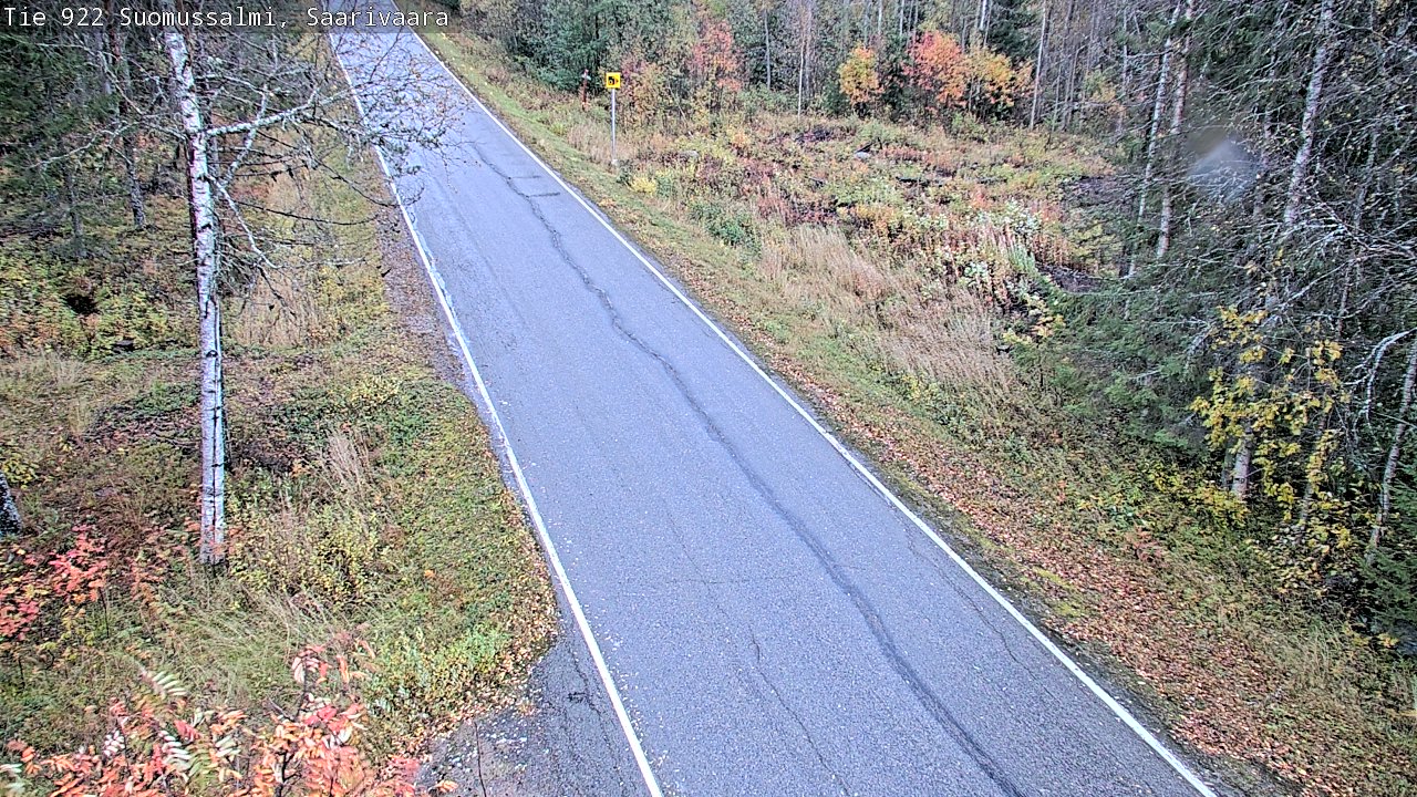 Weather Camera Image Väg 843 Suomussalmi, Saarivaara, Suomussalmi, Kainuu