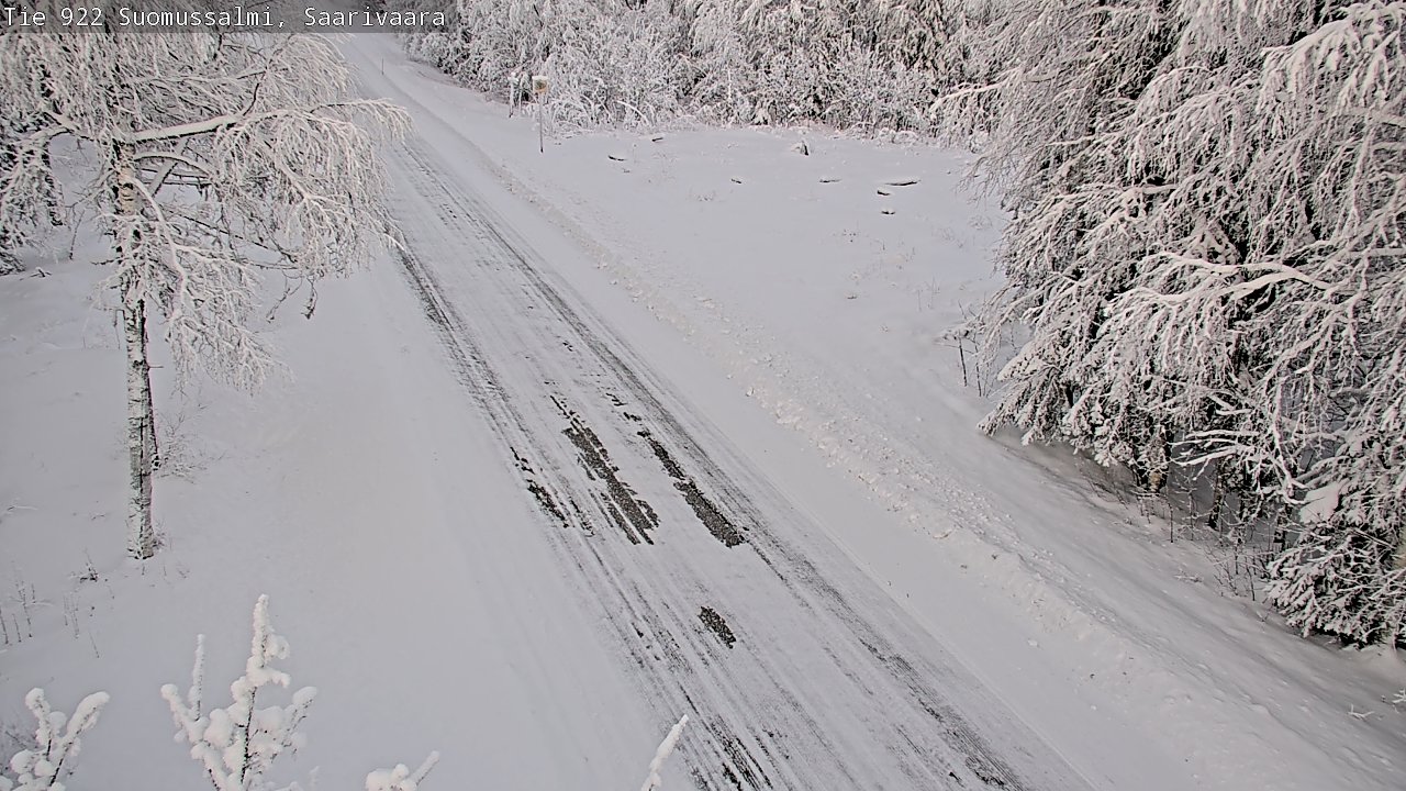 Weather Camera Image Road 950 843 Suomussalmi, Saarivaara, Suomussalmi, Kainuu