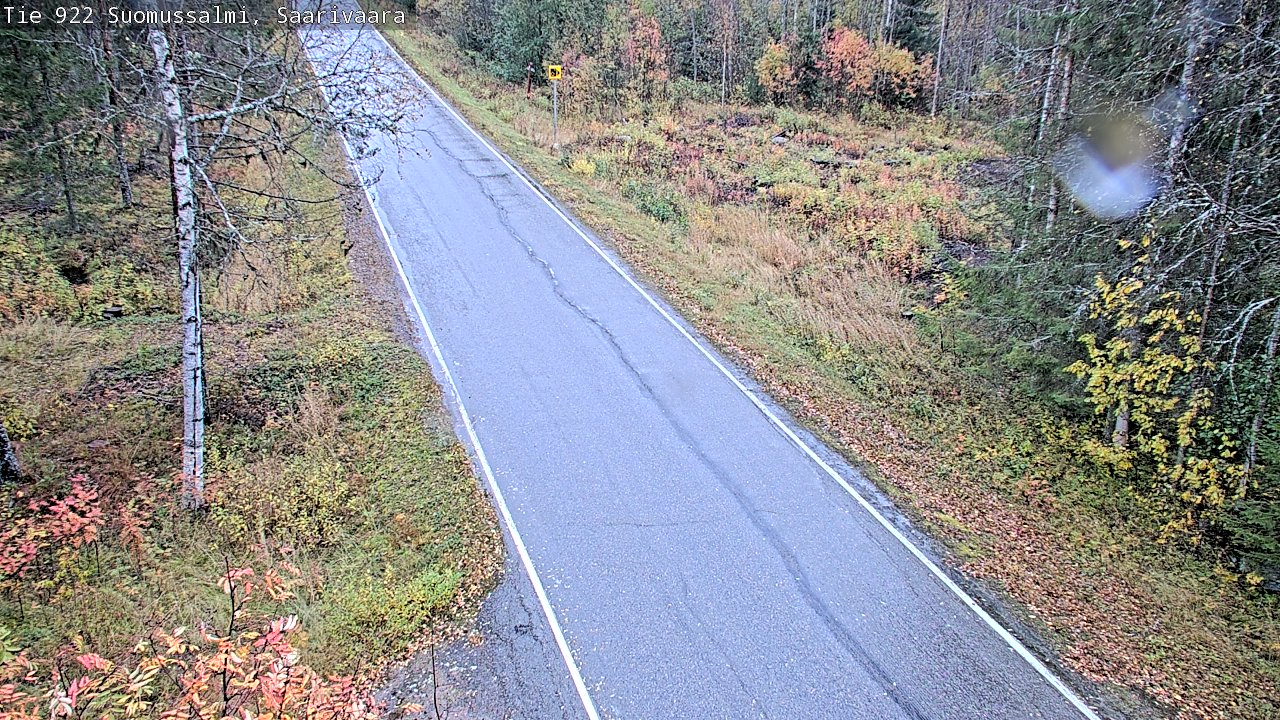 Weather Camera Image Väg 843 Suomussalmi, Saarivaara, Suomussalmi, Kainuu
