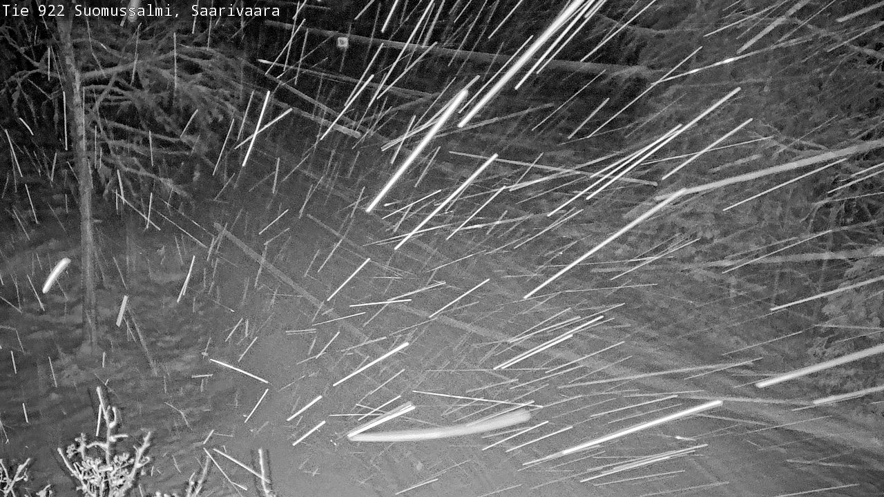 Weather Camera Image Road 950 843 Suomussalmi, Saarivaara, Suomussalmi, Kainuu