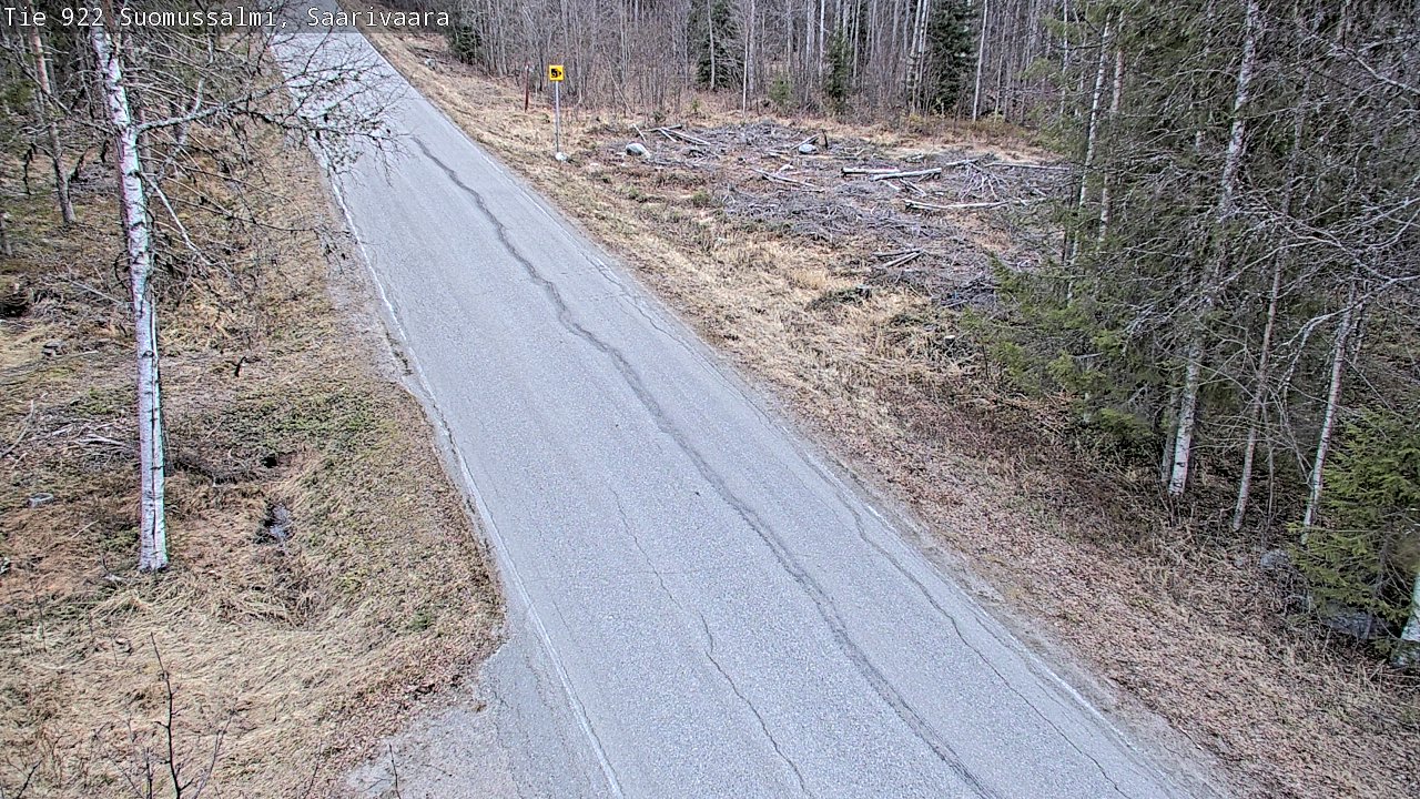 Kelikamerat Kuva Tie 843 Suomussalmi, Saarivaara, Suomussalmi, Kainuu