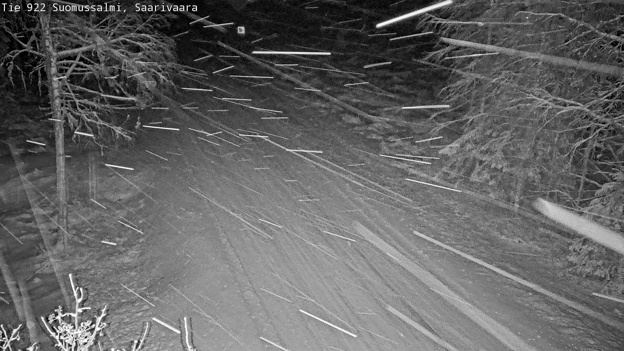 Weather Camera Image Road 950 843 Suomussalmi, Saarivaara, Suomussalmi, Kainuu
