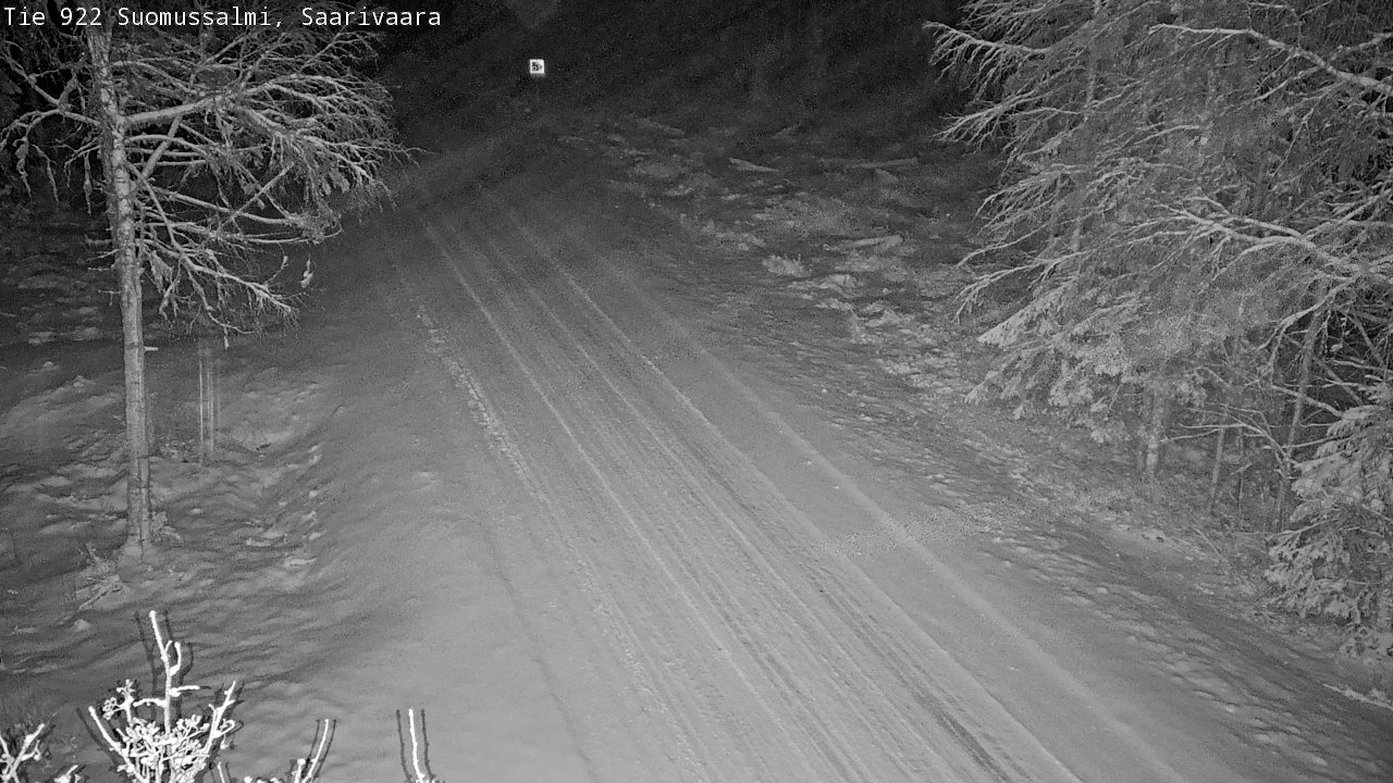 Weather Camera Image Road 950 843 Suomussalmi, Saarivaara, Suomussalmi, Kainuu