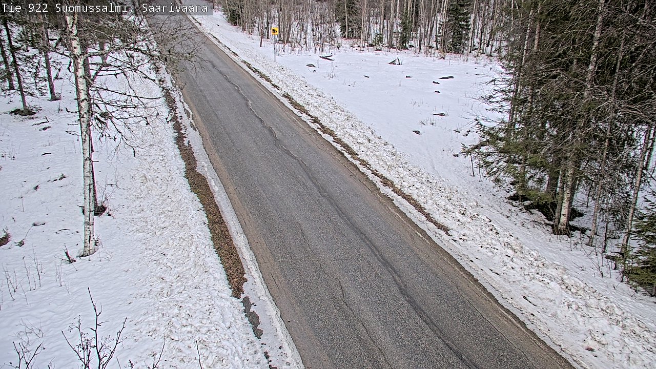 Kelikamerat Kuva Tie 843 Suomussalmi, Saarivaara, Suomussalmi, Kainuu