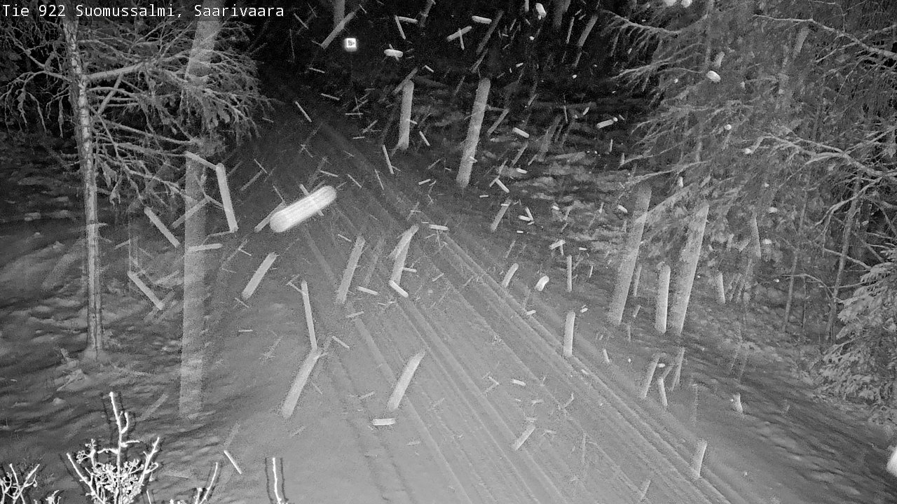Weather Camera Image Road 950 843 Suomussalmi, Saarivaara, Suomussalmi, Kainuu