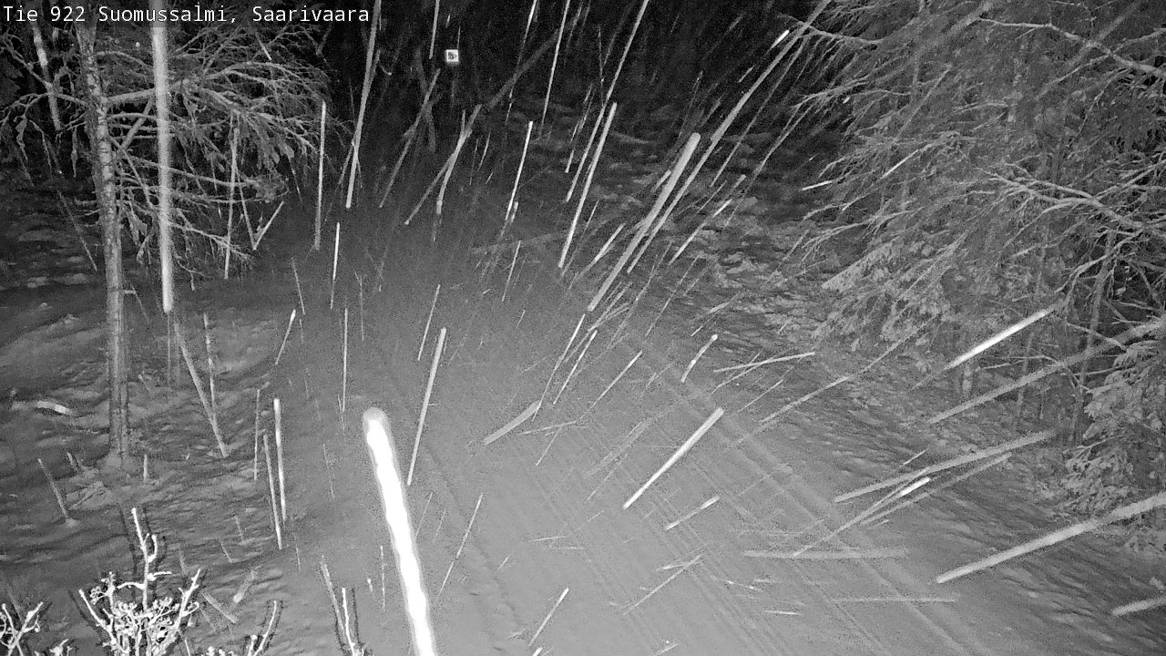 Weather Camera Image Road 950 843 Suomussalmi, Saarivaara, Suomussalmi, Kainuu