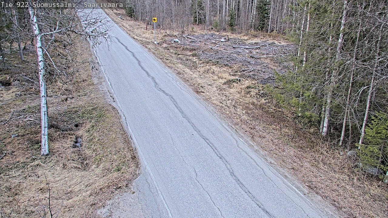 Weather Camera Image Road 950 843 Suomussalmi, Saarivaara, Suomussalmi, Kainuu