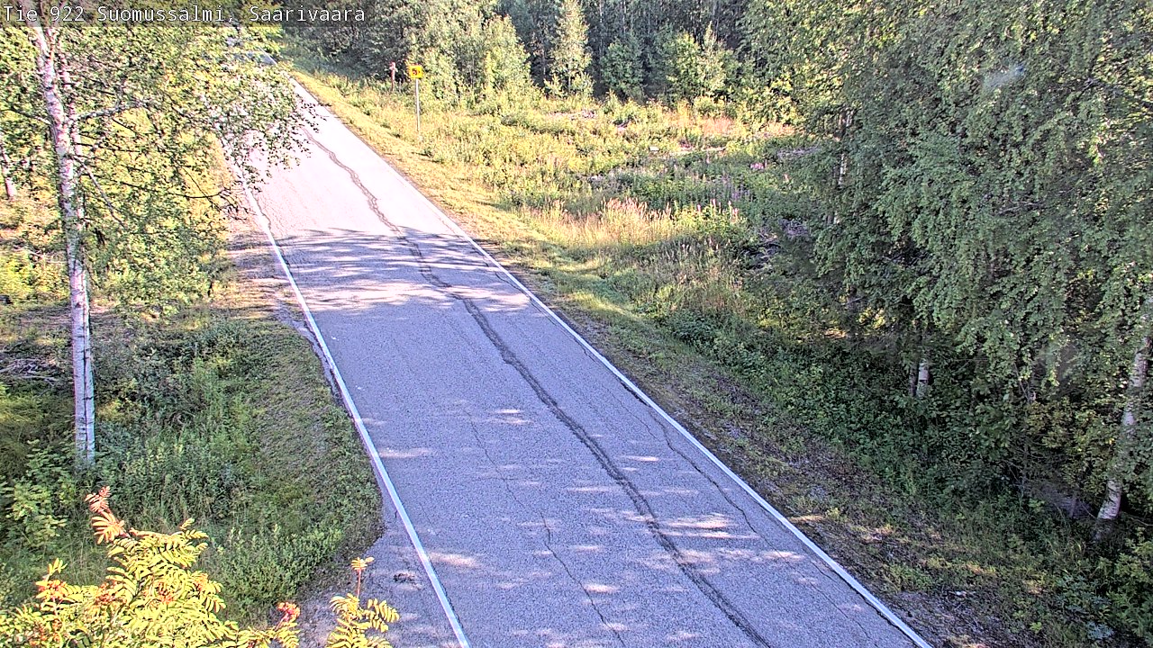 Weather Camera Image Road 950 843 Suomussalmi, Saarivaara, Suomussalmi, Kainuu