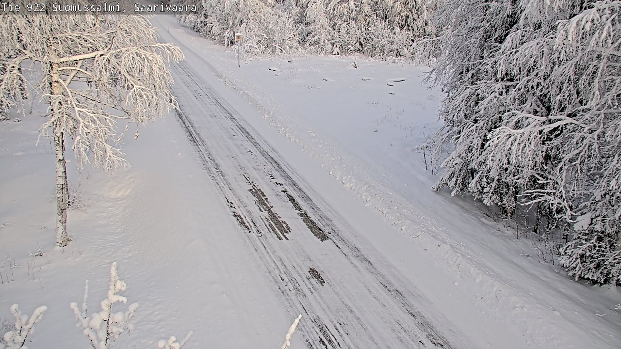 Weather Camera Image Road 950 843 Suomussalmi, Saarivaara, Suomussalmi, Kainuu