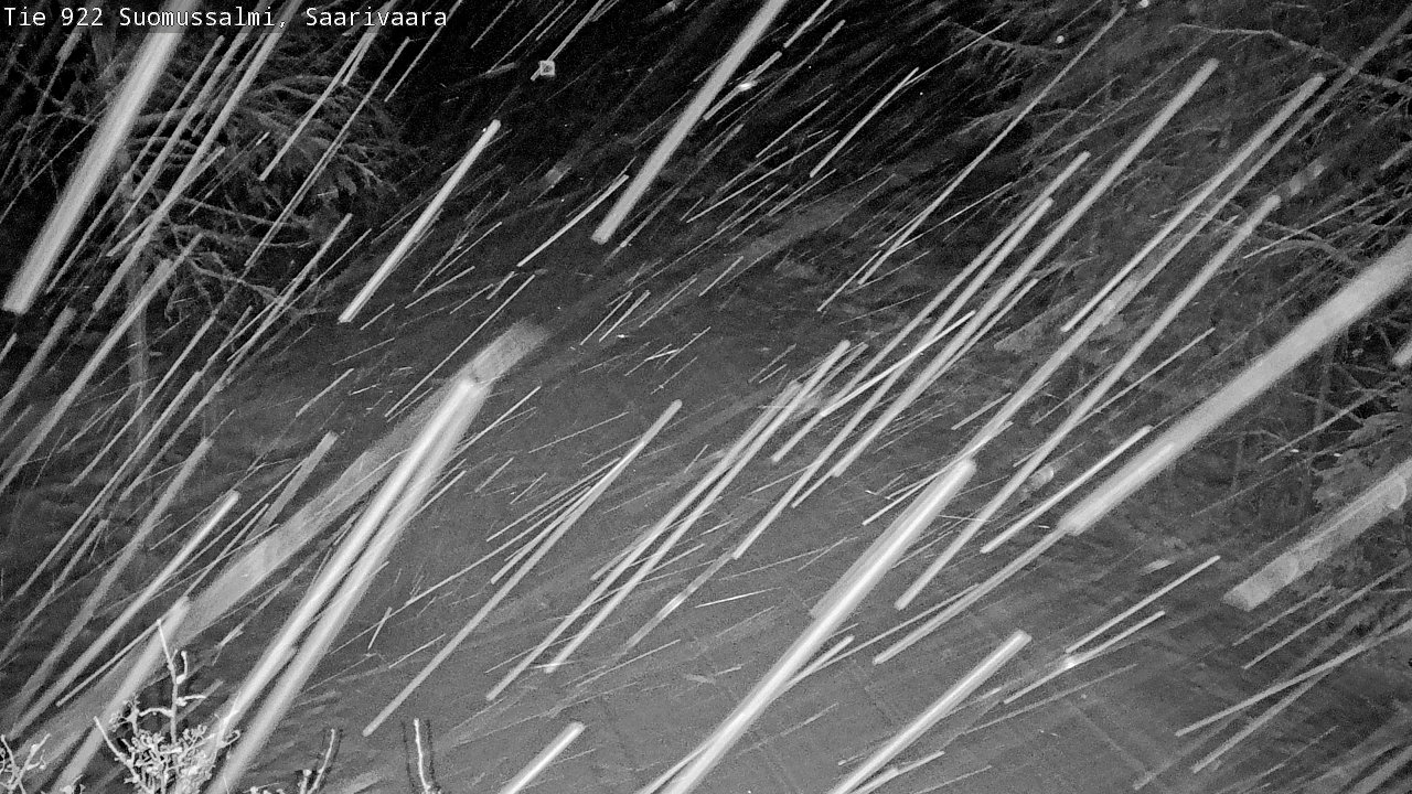 Weather Camera Image Road 950 843 Suomussalmi, Saarivaara, Suomussalmi, Kainuu