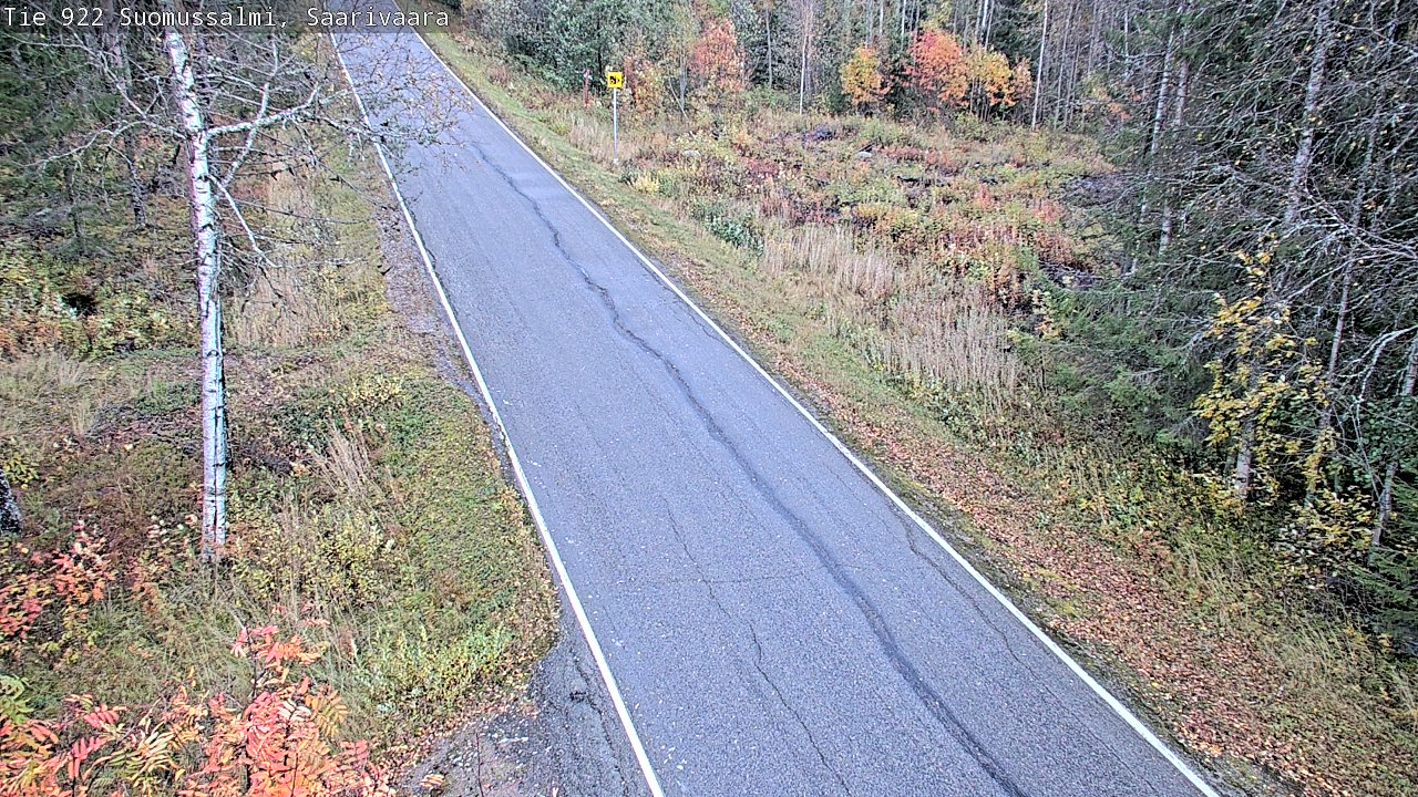 Weather Camera Image Road 950 843 Suomussalmi, Saarivaara, Suomussalmi, Kainuu