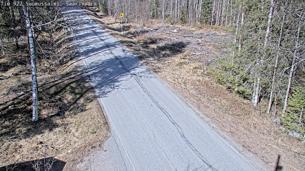 Weather Camera Image Road 950 843 Suomussalmi, Saarivaara, Suomussalmi, Kainuu