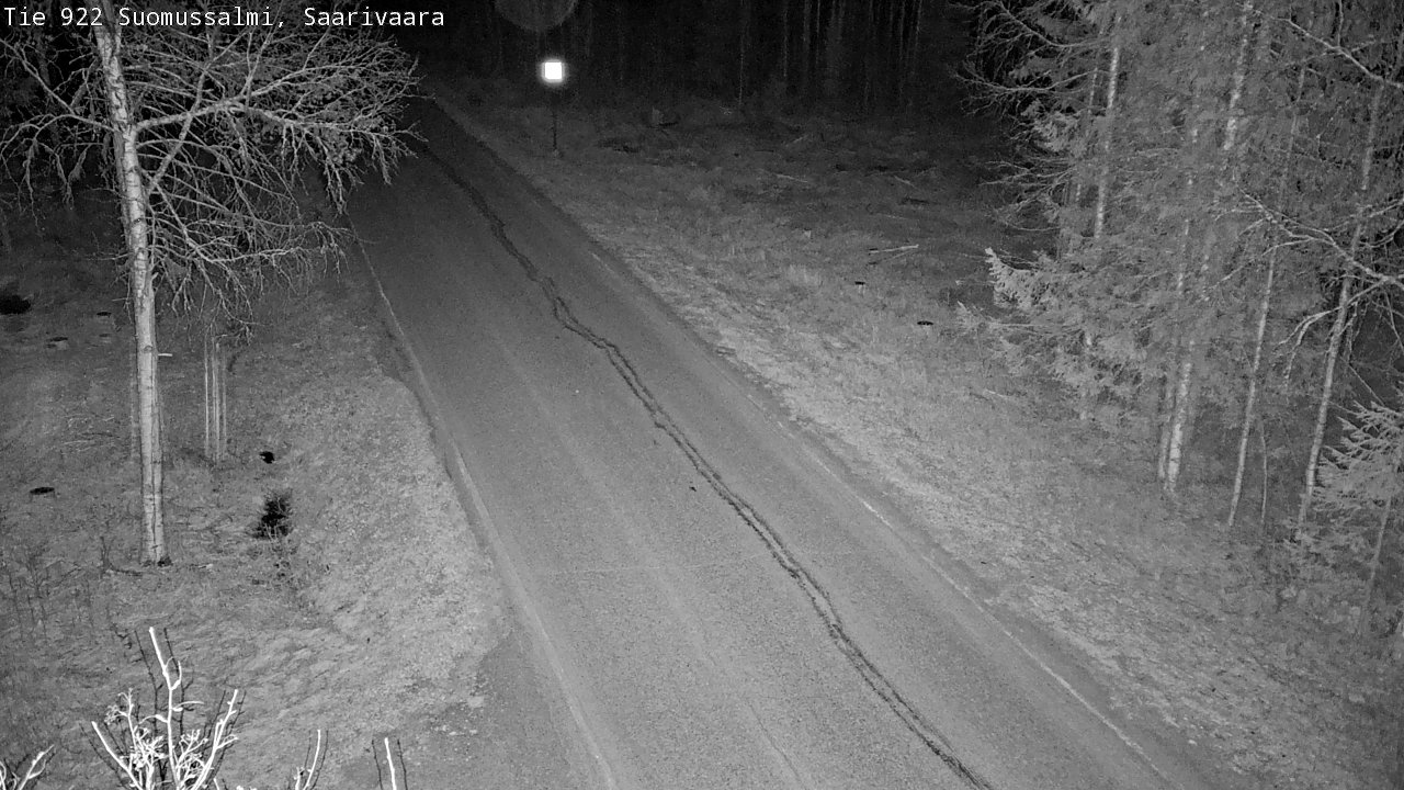 Weather Camera Image Road 950 843 Suomussalmi, Saarivaara, Suomussalmi, Kainuu