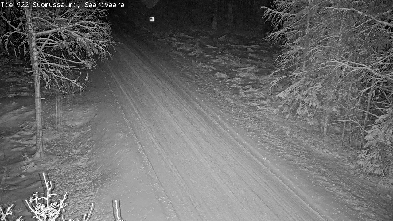 Weather Camera Image Road 950 843 Suomussalmi, Saarivaara, Suomussalmi, Kainuu