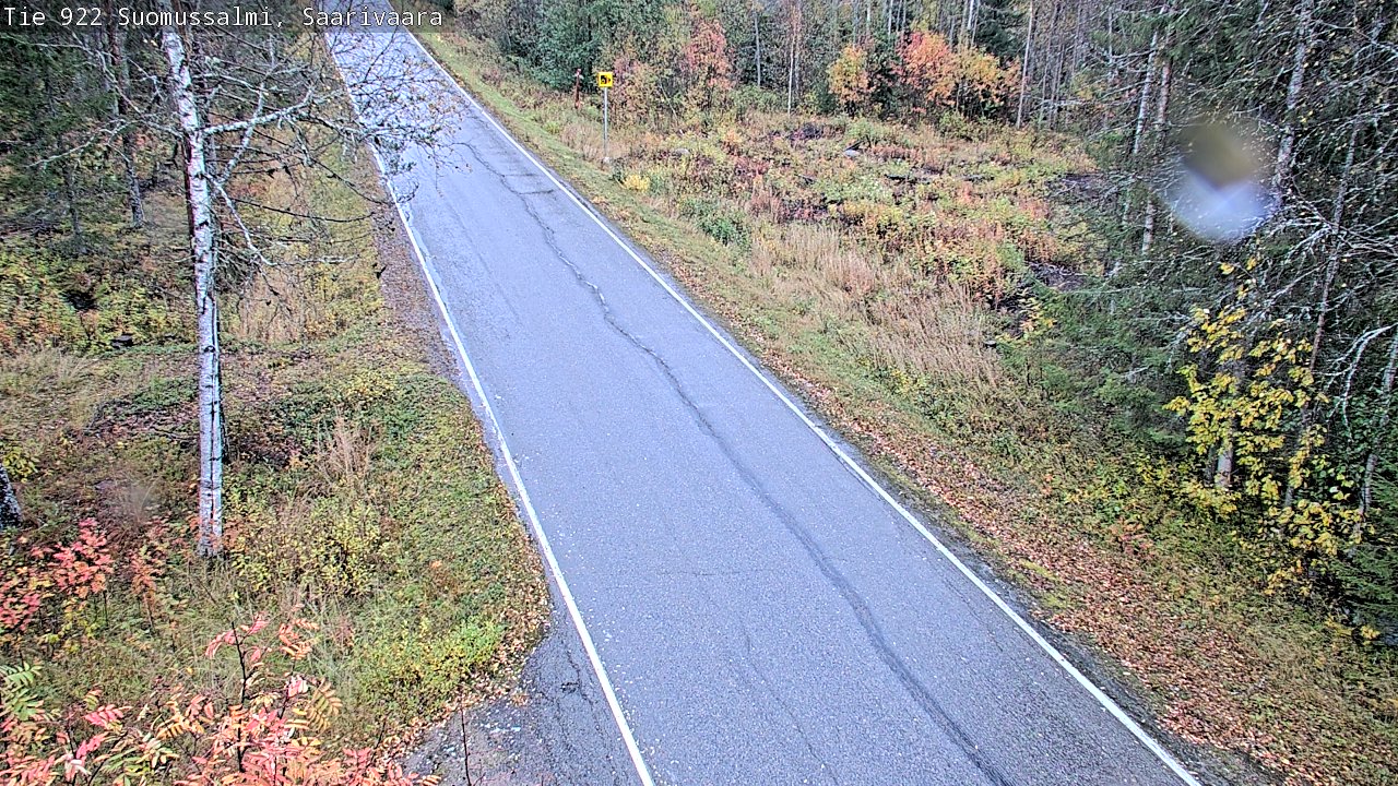 Weather Camera Image Väg 843 Suomussalmi, Saarivaara, Suomussalmi, Kainuu