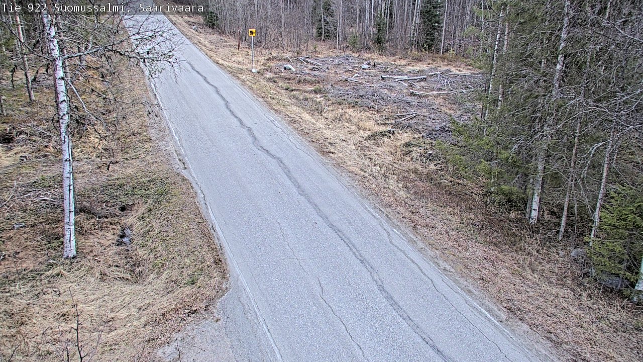 Kelikamerat Kuva Tie 843 Suomussalmi, Saarivaara, Suomussalmi, Kainuu