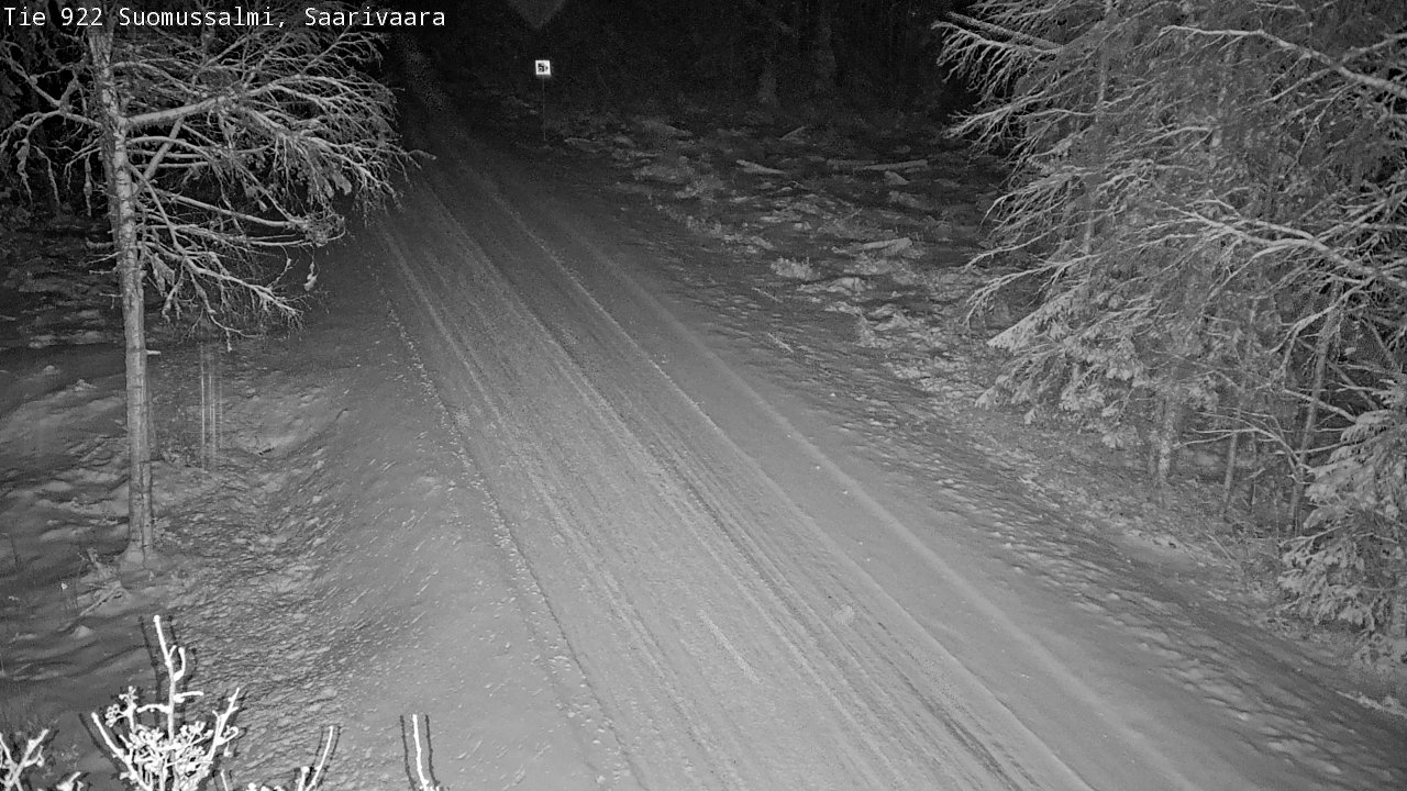 Weather Camera Image Road 950 843 Suomussalmi, Saarivaara, Suomussalmi, Kainuu
