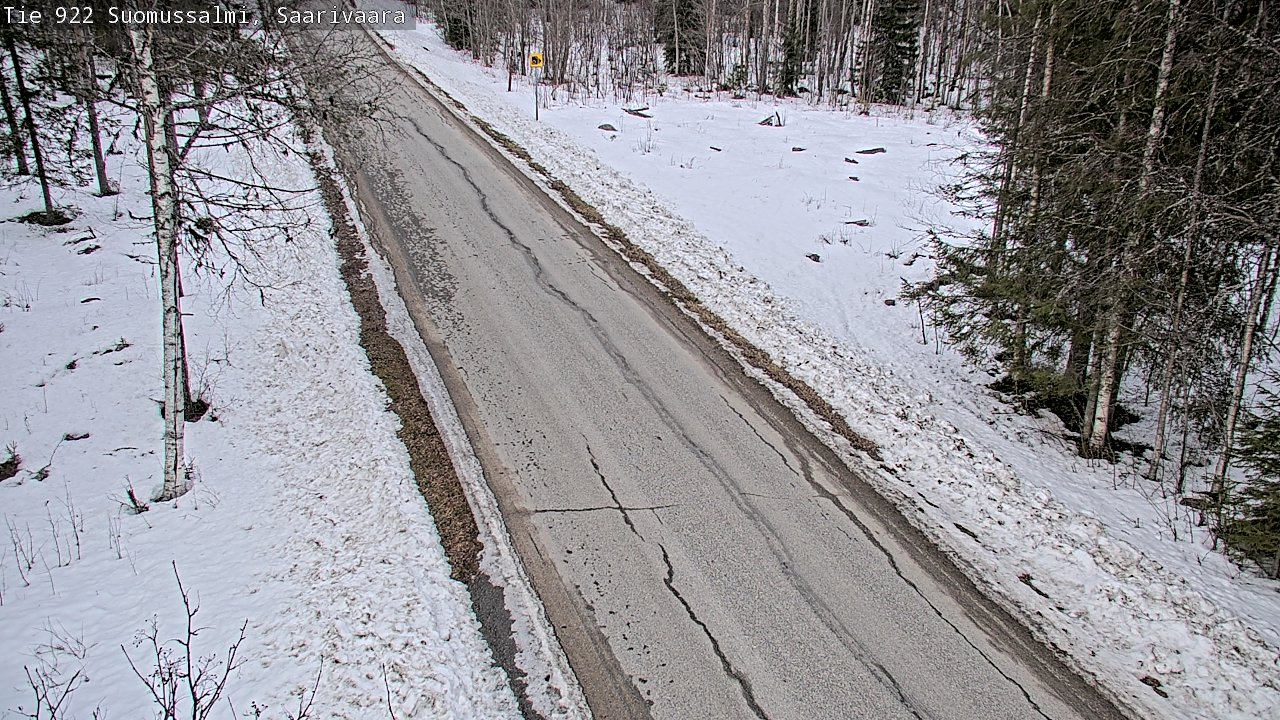 Weather Camera Image Road 950 843 Suomussalmi, Saarivaara, Suomussalmi, Kainuu