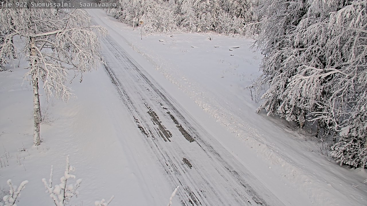 Weather Camera Image Road 950 843 Suomussalmi, Saarivaara, Suomussalmi, Kainuu