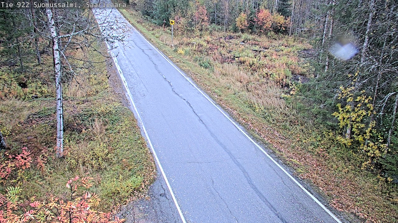 Weather Camera Image Väg 843 Suomussalmi, Saarivaara, Suomussalmi, Kainuu