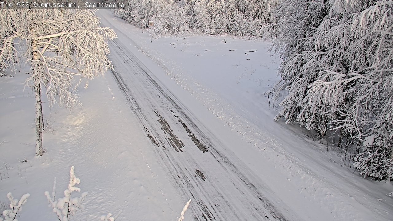 Weather Camera Image Road 950 843 Suomussalmi, Saarivaara, Suomussalmi, Kainuu