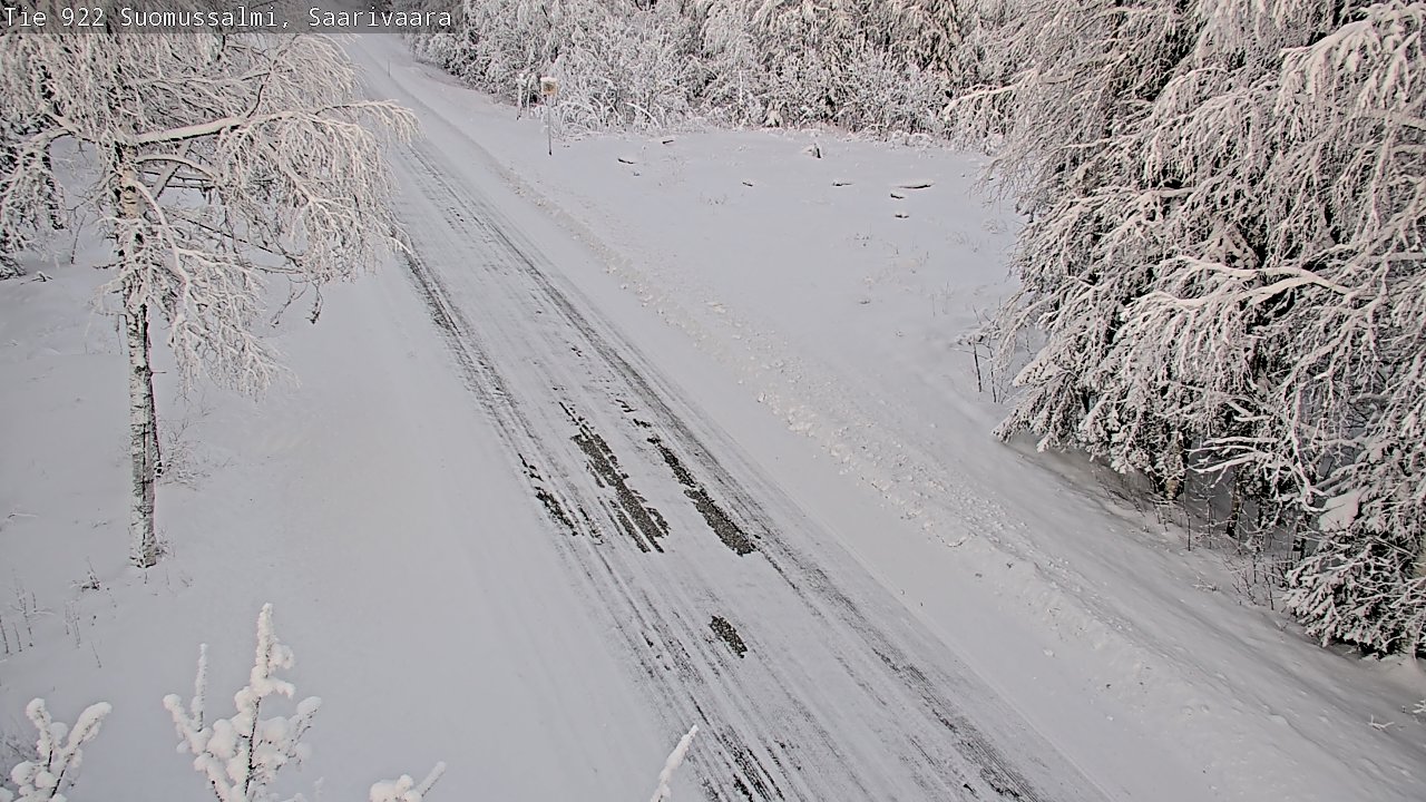 Weather Camera Image Road 950 843 Suomussalmi, Saarivaara, Suomussalmi, Kainuu