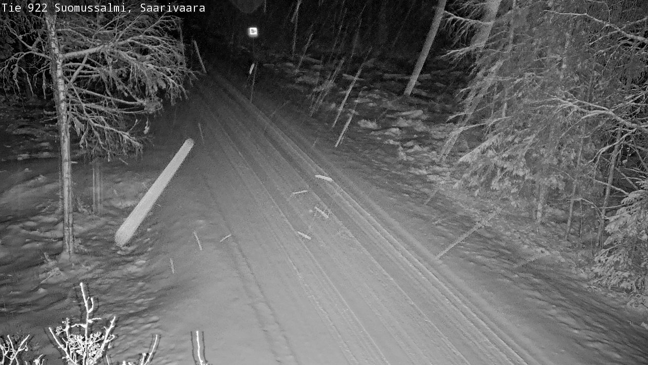 Weather Camera Image Road 950 843 Suomussalmi, Saarivaara, Suomussalmi, Kainuu