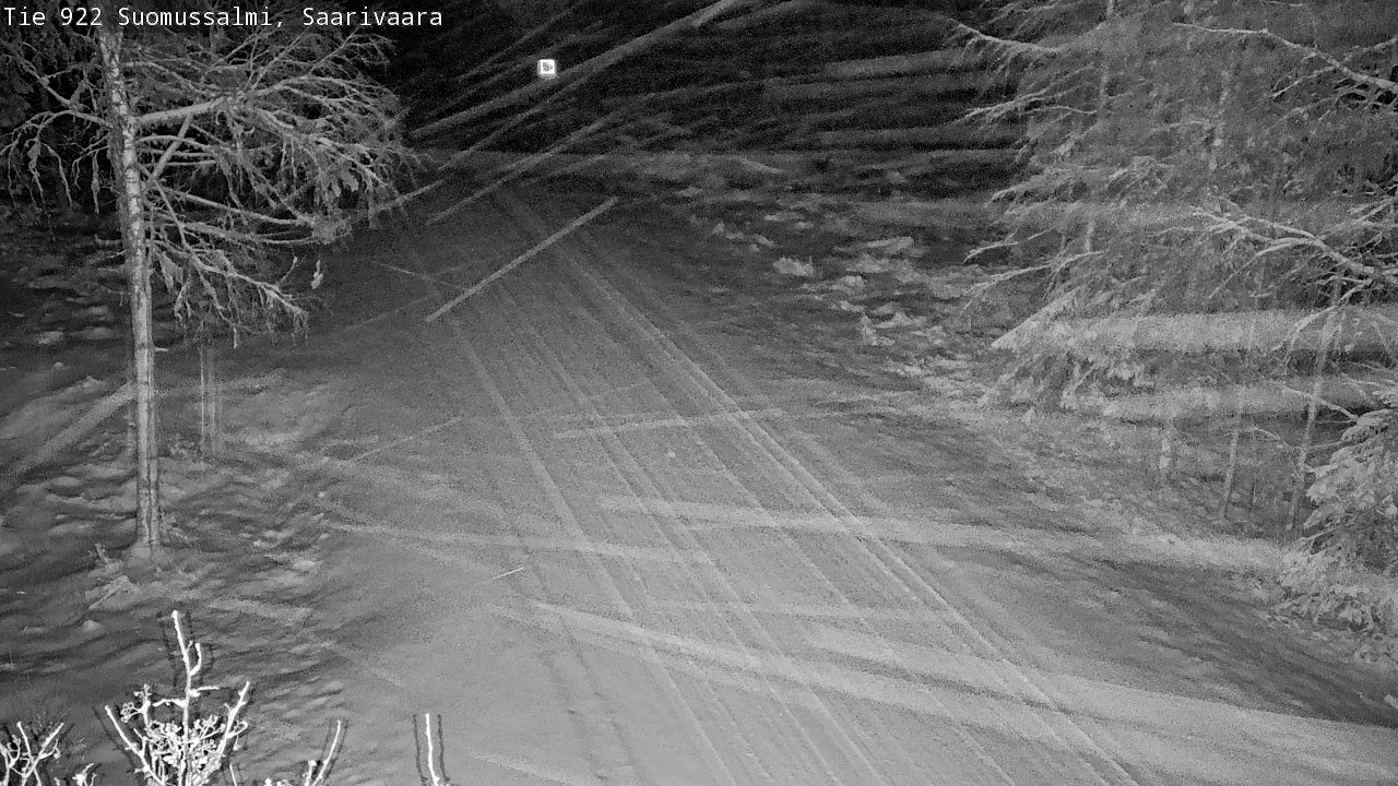 Weather Camera Image Road 950 843 Suomussalmi, Saarivaara, Suomussalmi, Kainuu