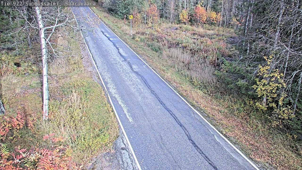 Weather Camera Image Road 950 843 Suomussalmi, Saarivaara, Suomussalmi, Kainuu